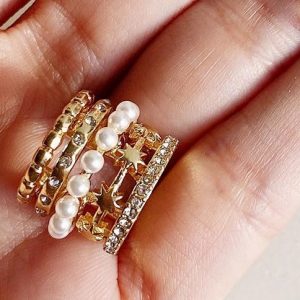 EarCuff Stars and Pearls