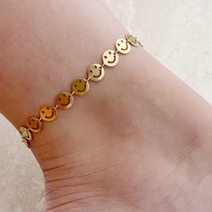 Smiley Anklet